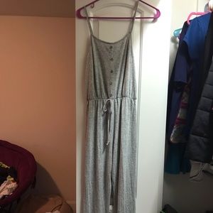 Thin grey jumpsuit
